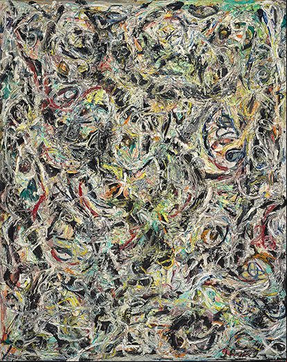 <strong>’Eyes in the Heat’
                                Jackson Pollock
                                 (1946)
                                </strong> La obra retratael movimiento
                                frenético de los ojos del
                                espectador, representa
                                la angustia y el
                                conflicto que se vivió
                                durante la posguerra.